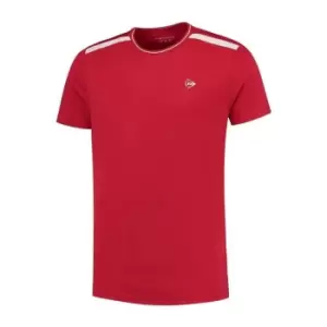 Image of Dunlop Club Crew T Shirt Mens - Red