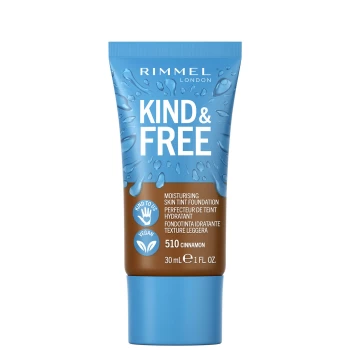 Image of Rimmel Kind and Free Skin Tint Foundation 30ml (Various Shades) - Cinnamon