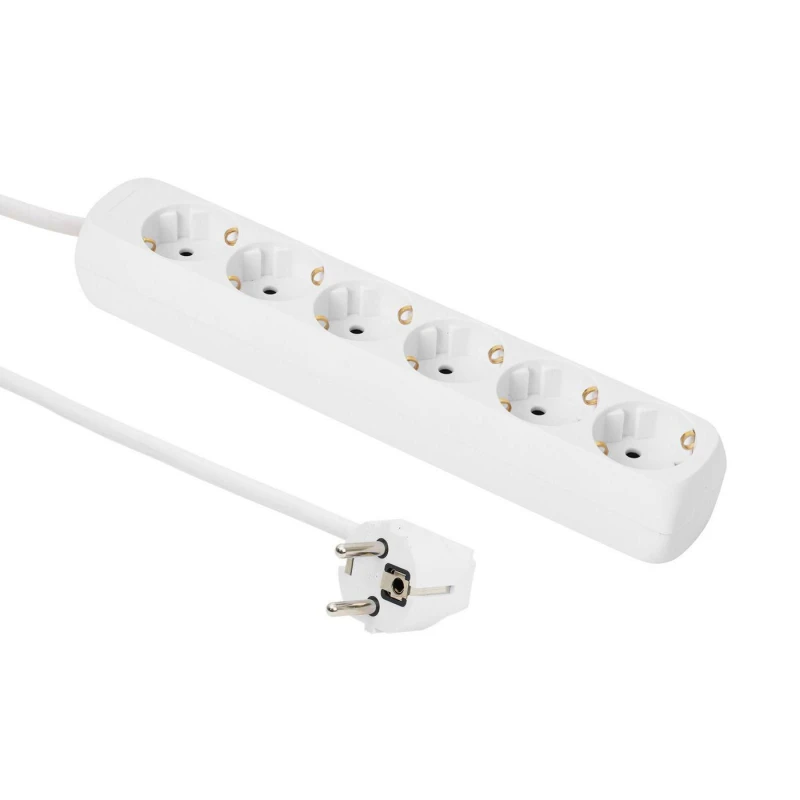 Image of Microconnect GRU0065WA power extension 5m 6 AC outlet(s) White