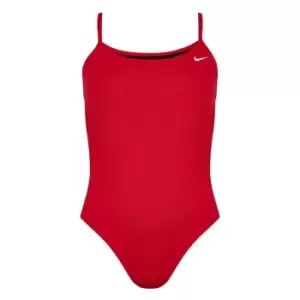 Image of Nike Cut Out Swimsuit Womens - Red