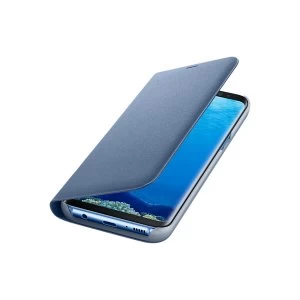 Image of Samsung EF-NG950PLEGWW Galaxy S8 LED View Cover in Blue