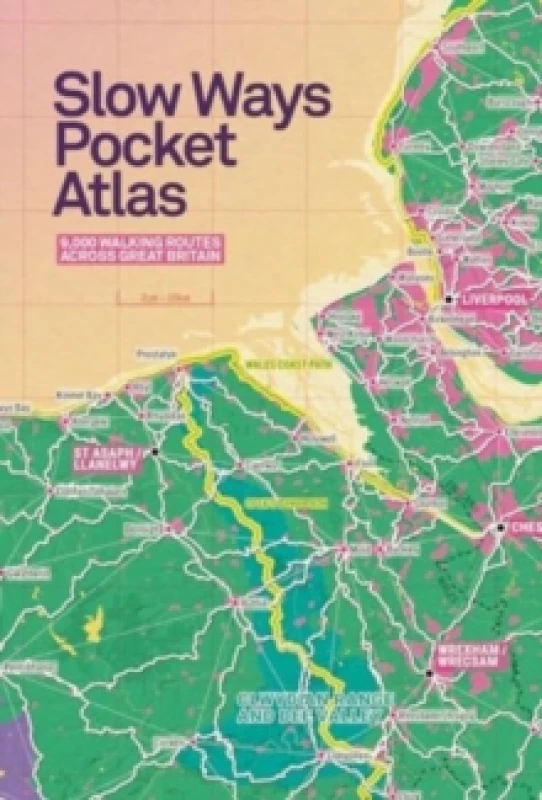 Image of Slow Ways Pocket Atlas : An atlas of walking routes connecting all of Britain's towns, cities and national landscapes. Paperback / softback
