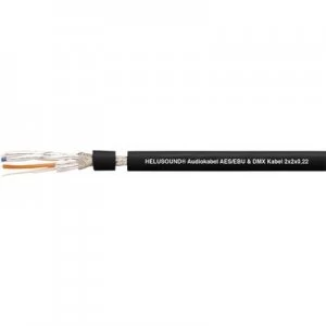 Image of Audio cable 2 x 2 x 0.22mm Black Helukabel