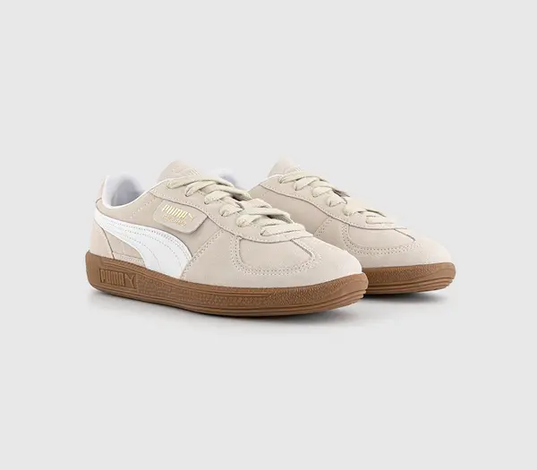 Image of Puma Womens Palermo Trainers Alpine Snow White, 8