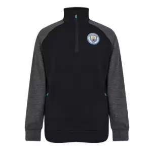 Image of Source Lab City FC quarter Zip Jacket 2022/2023 Mens - Black