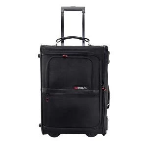 Image of Monolith Nylon Wheeled Pilot Black Suitcase