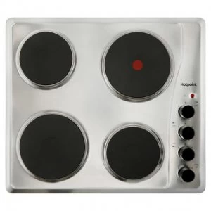 Image of Hotpoint E6041X 4 Zone Electric Solid Plate Hob