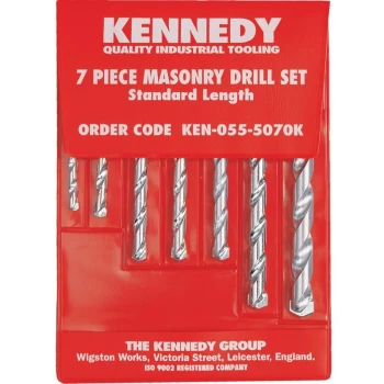 Image of NO.6-20 7PCE Masonry Drill Set - Kennedy