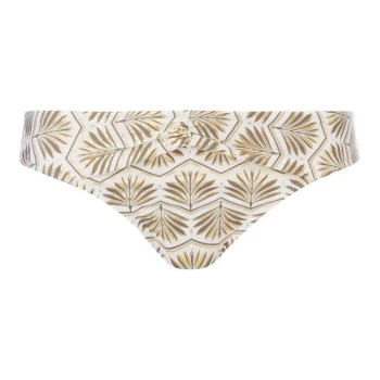 Image of Biba Deco Palm Icon Venetian Brief - White & Gold