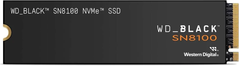 Image of Western Digital Black 1TB SN8100 Gen 5 NVMe SSD - Read 14,900MB/s, Write 11,000MB/s - WDS100T1X0M-00CMT0