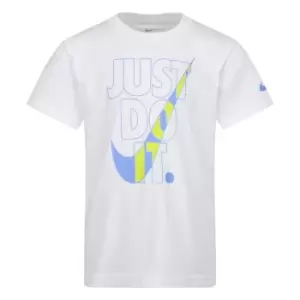 Image of Nike JDI Print T Shirt Infant Boys - White