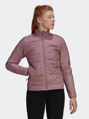 Image of adidas Terrex Multi Synthetic Insulated Jacket, Purple Size M Women