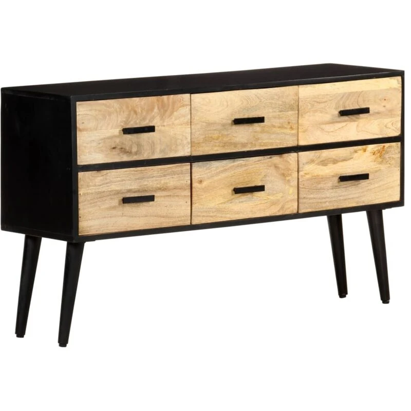 Image of VIDAXL Sideboard 110x33x64cm Solid Mango Wood Vidaxl 8720286201411