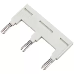 Image of WAGO 788-114 Insulated 3-Way 18A Light Grey Jumper