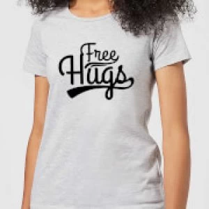 Image of Free Hugs Womens T-Shirt - Grey - 4XL