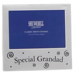 Image of Satin Silver Occasion Frame Special Grandad 5x3