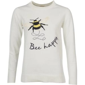Image of Barbour Womens Heather Knit Off White 12