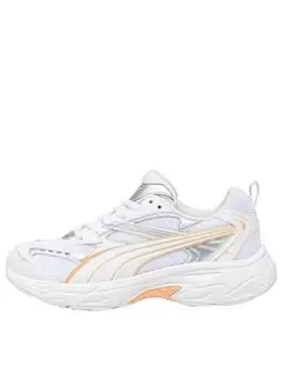 Image of Puma Morphic, White/Orange, Size 7, Women