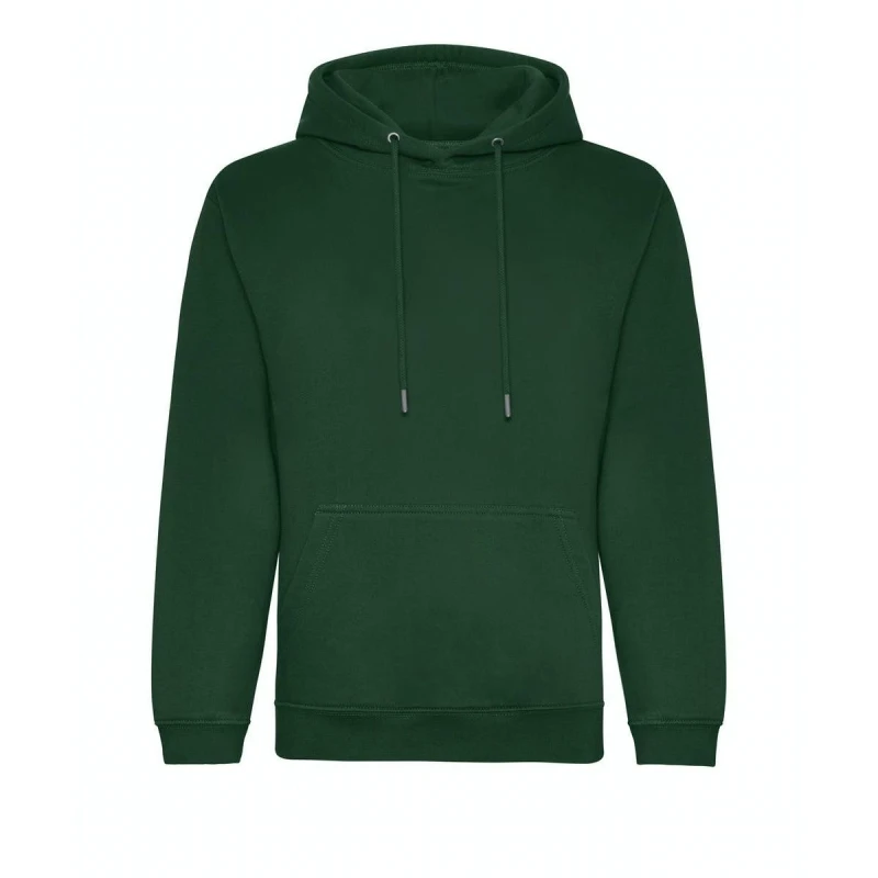Image of AWDis AWDis Men Plain Hoodie in Bottle Green Size: X-Small Bottle Green XS Male 5059699826182