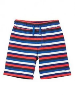 Image of Joules Toddler Boys Bucaneer Stripe Jersey Short - Blue