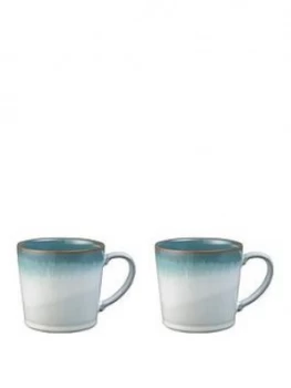 Image of Denby Azure Haze Mugs Set Of 2