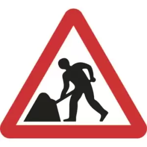 Image of 600MM Triangle Temporary Sign & Frame - Men At Work