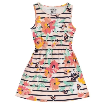 Image of SoulCal Jersey Dress Junior Girls - Rust Floral
