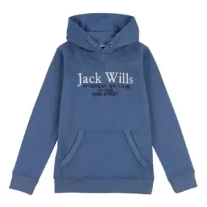 Image of Jack Wills Wills OTH Hoodie Junior Boys - Blue