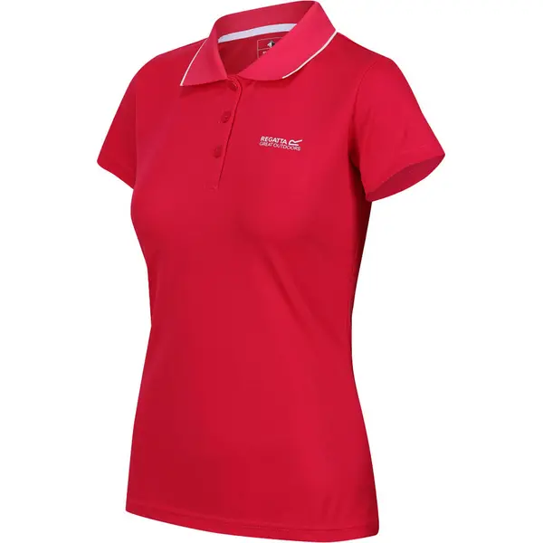 Image of Regatta Womens Maverick V Quick Drying Wicking Polo Shirt 20 - Bust 45' (114cm) Pink Potion REG301-D4D-20