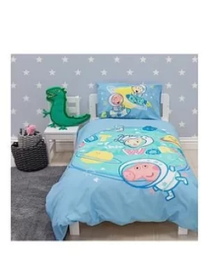 Image of Peppa Pig George Pig Stars Junior Duvet Cover Set