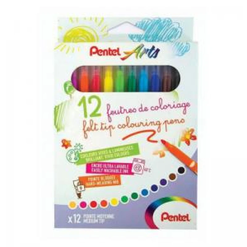 Image of Pentel Arts Felt Tip Set HP00050184