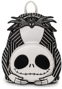 Image of The Nightmare Before Christmas Loungefly - Headless Jack Mini backpacks Black white