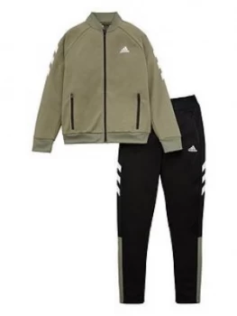 Image of Adidas Childrens Yb Xfg Tracksuit - Green
