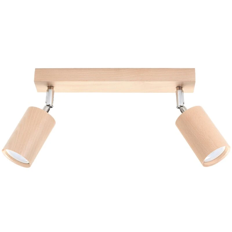 Image of Sollux Lighting Scandinavian Ceiling Lamp 20x30x5cm 2xLight Brown