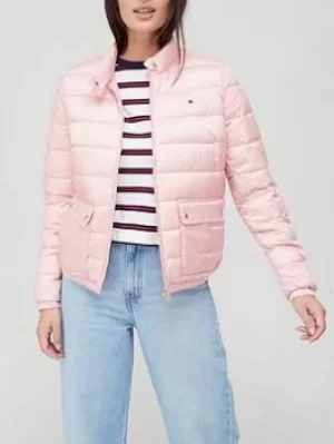 Image of Tommy Hilfiger Nylon Lightweight Padded Jacket, Navy Size XS Women