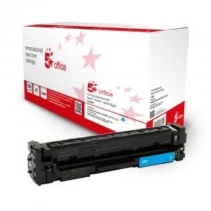 Image of 5 Star Office HP 203X Cyan Laser Toner Ink Cartridge