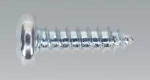 Image of Sealey STPP3513 Self Tapping Screw 3.5 x 13mm Pan Head Pozi Zinc DIN 7981CZ