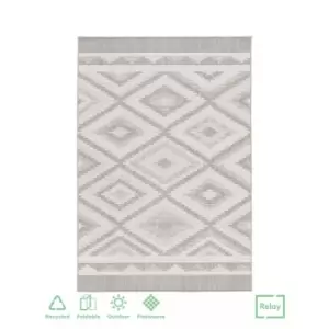Image of Relay Hydroflex Indoor/Outdoor Rug Diamond Grey 160X230Cm
