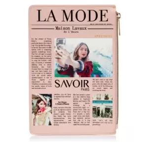 Image of Emily in Paris La Mode Newspaper Clutch