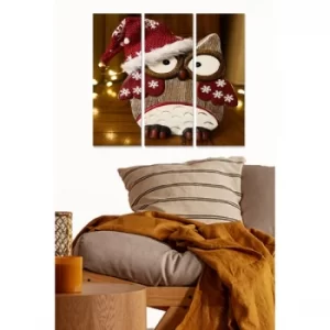 Image of MDF3880922 Multicolor Decorative MDF Painting (3 Pieces)