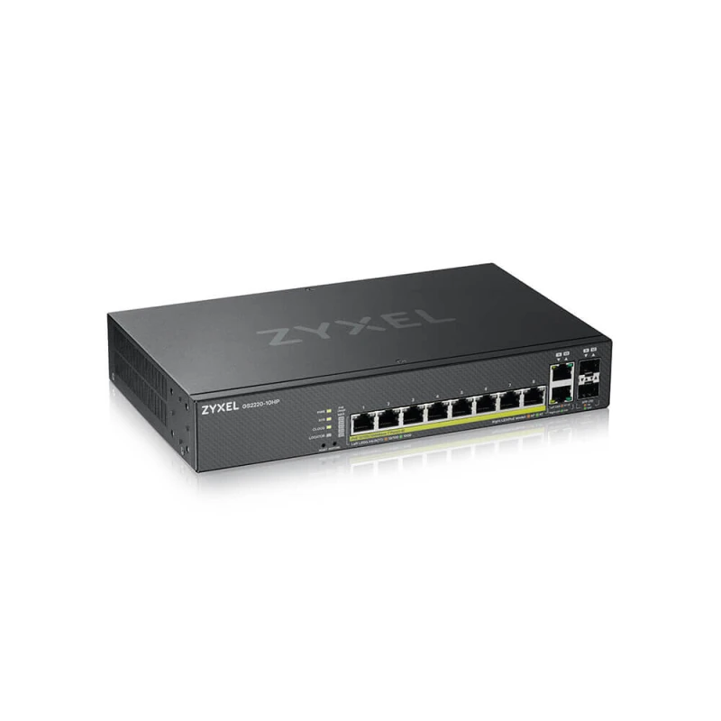 Image of Gs2220-10hp 8-port Gbe L2 Poe - Switch With Gbe Uplink In