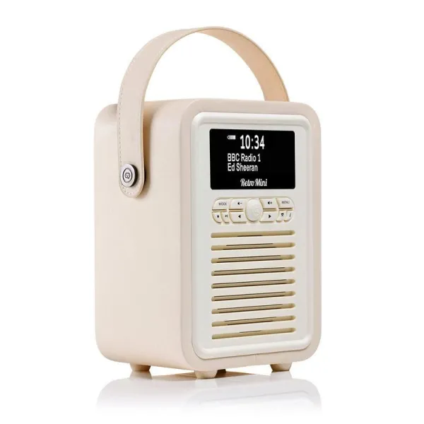 Image of VQ Cream Retro Mini DAB Radio