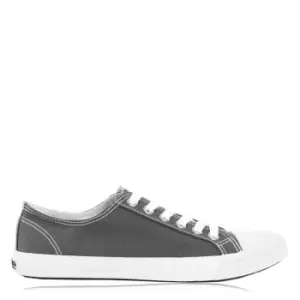 Image of SoulCal Canvas Low Profile Womens Trainers - Grey