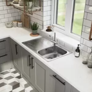 Image of Rangemaster BL9501/ Baltimore Stainless Steel Inset Sink 1 Bowl, Polished