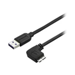 Image of StarTech 1m3 Feet Slim Micro USB 3.0 Cable Mm Right angle Micro usb