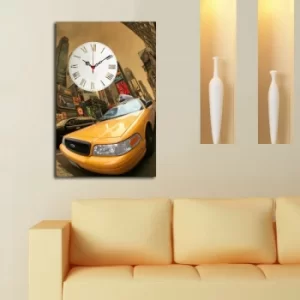 Image of 5070CS-84 Multicolor Decorative Canvas Wall Clock