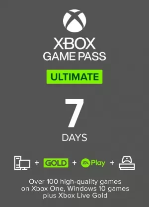 Image of Microsoft Xbox Game Pass Ultimate 7 Days Subscription Membership