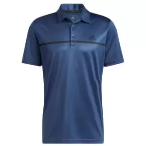 Image of adidas Chest Print Polo - Blue