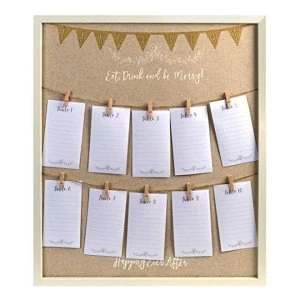 Image of Love Story Peg Table Plan