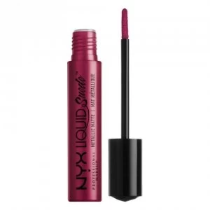 Image of NYX Professional Makeup Liquid Suede Metallic Matte Liquid Lipstick Pure society